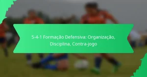 5-4-1 Formação Defensiva: Organização, Disciplina, Contra-jogo